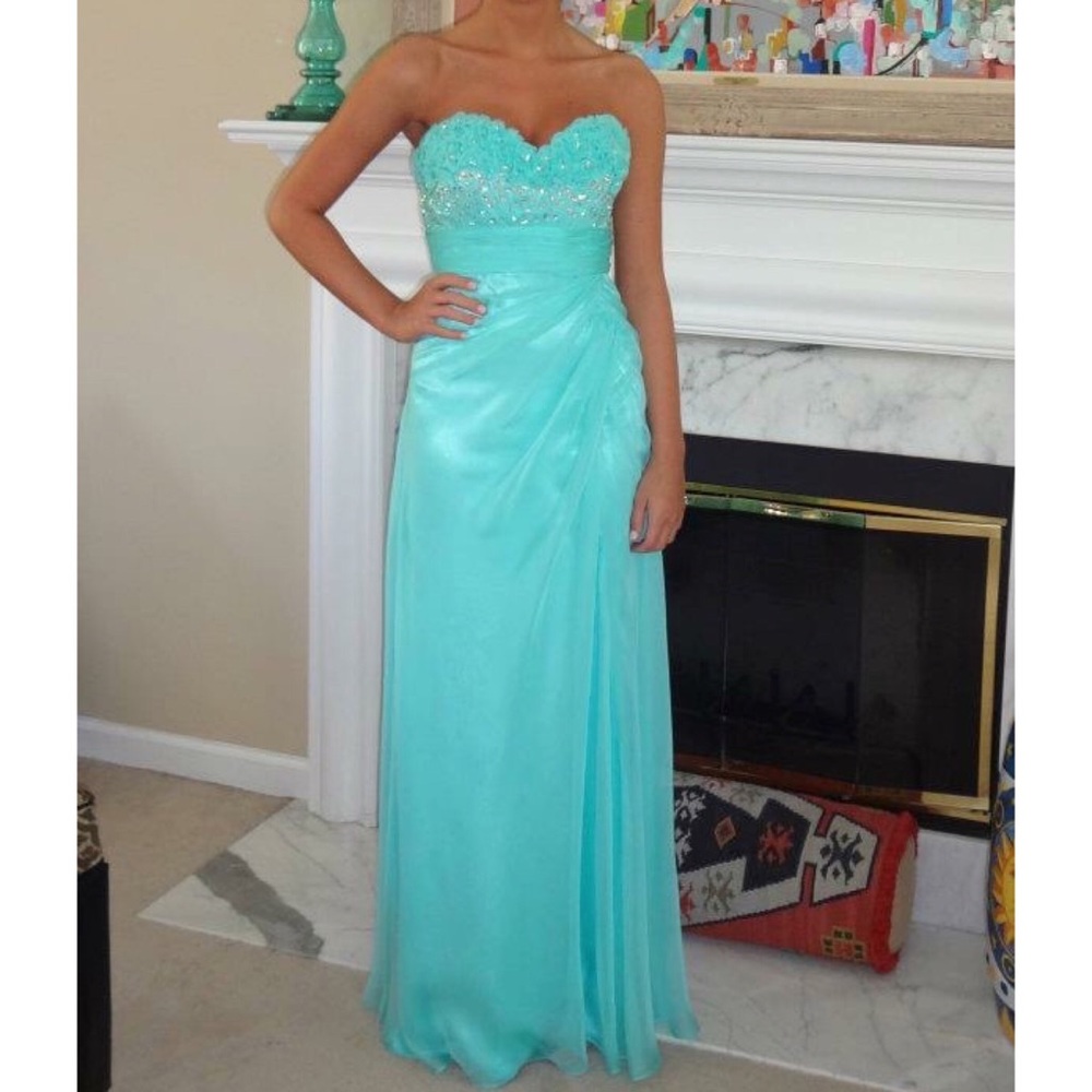 La Femme long prom dress